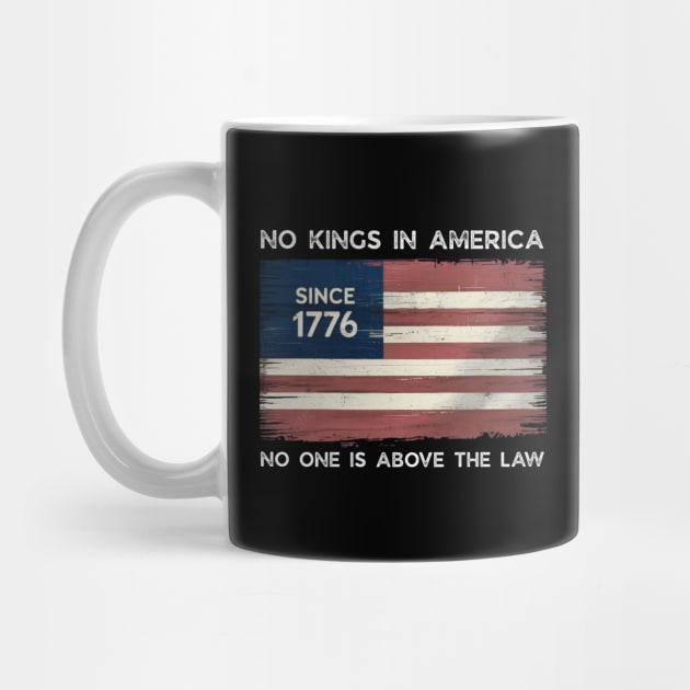 No-Kings-In-America by Creatifly Graphic Tees